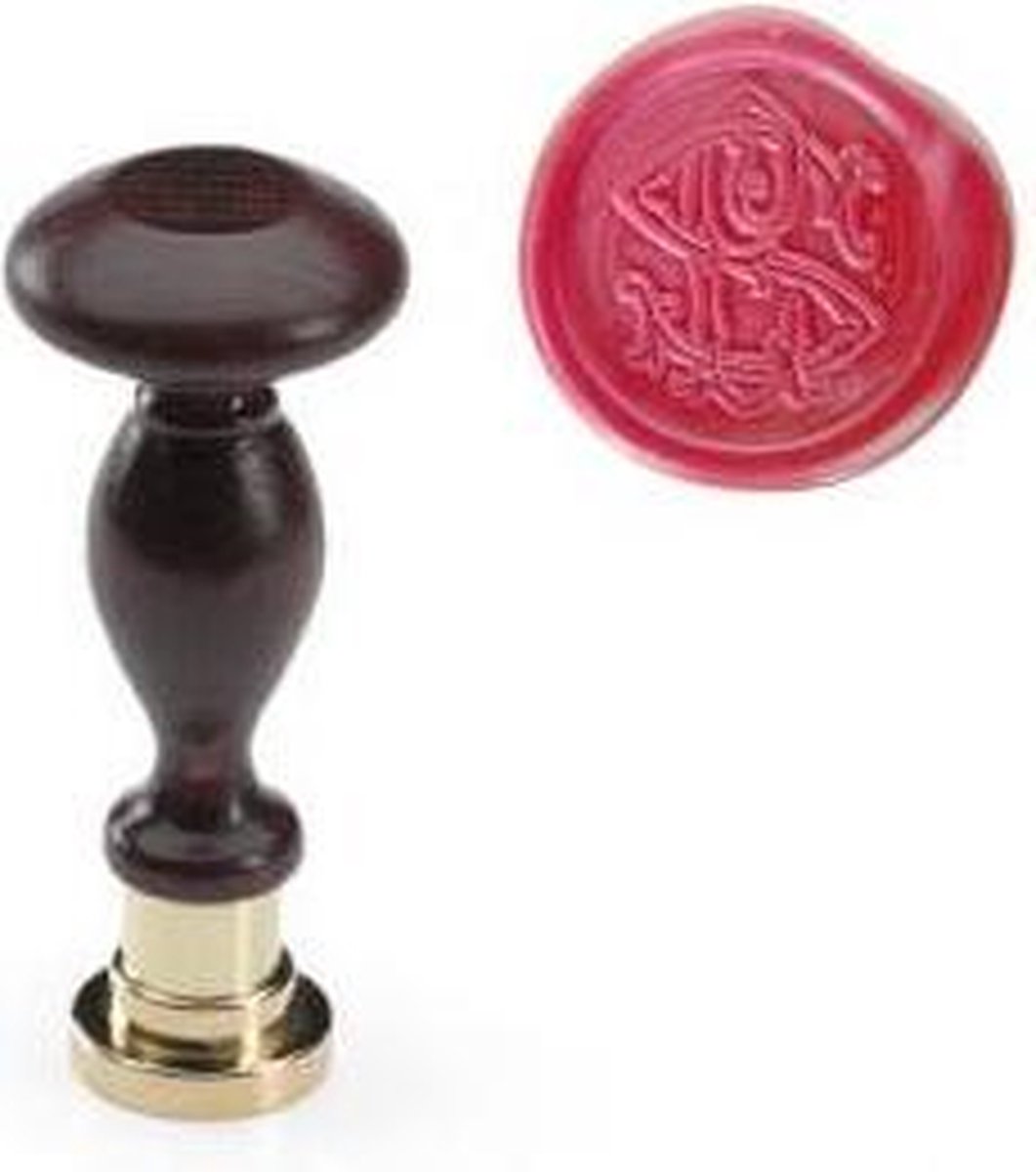 Lakstempel met monogram | Ø30mm